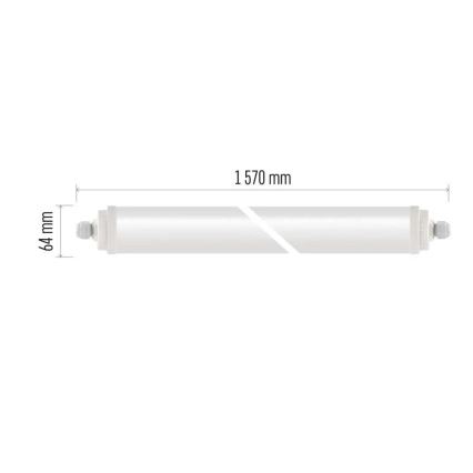LED-Hochleistungsleuchte LED/51W/230V IP65 4000K 157 cm