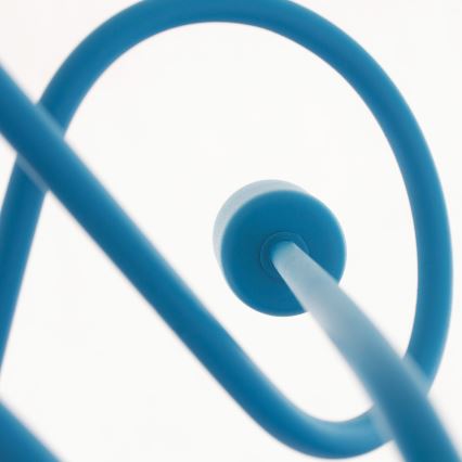 LED Kinder-Aufputz-Deckenleuchte OXFORD 3xE27/15W/230V blau