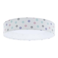 LED Kinder-Deckenleuchte GALAXY KIDS LED/24W/230V bunte Punkte