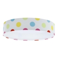 LED Kinder-Deckenleuchte GALAXY KIDS LED/24W/230V bunte Punkte