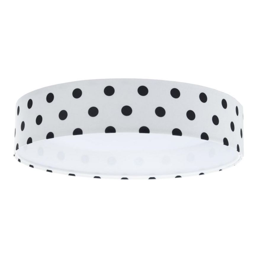 LED Kinder-Deckenleuchte GALAXY KIDS LED/24W/230V Punkte Weiß/Schwarz