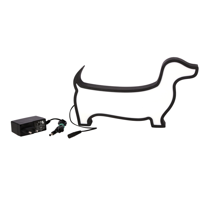 LED Kinder-Schreibtischlampe DOG LED/12W/230V schwarz