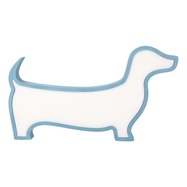 LED Kinder-Tischlampe DOG LED/12W/230V blau