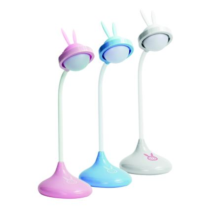 LED Kinder-Touch-Lampe RABBIT LED/0,4W/5V 3000/6500K rosa + USB