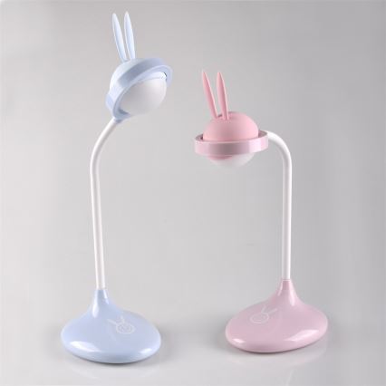 LED Kinder-Touch-Lampe RABBIT LED/0,4W/5V 3000/6500K rosa + USB