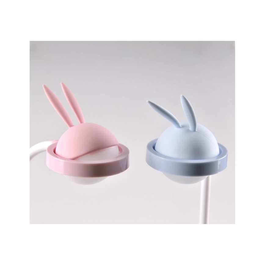 LED Kinder-Touch-Lampe RABBIT LED/0,4W/5V 3000/6500K rosa + USB
