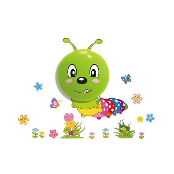LED-Kinder-Touch-Licht WORM 1xLED/0,6W/3xAAA