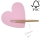LED-Kinder-Wandleuchte mit Ablage HEART LED/5W/230V rosa/Holz