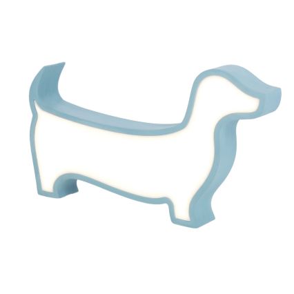 LED Kinderschreibtischlampe DOG LED/12W/230V blau