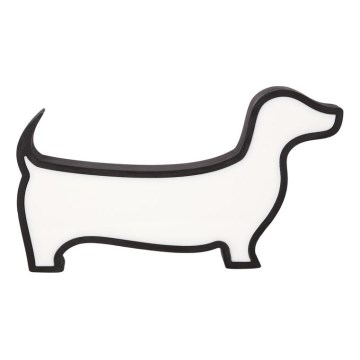 LED Kinderschreibtischlampe DOG LED/12W/230V schwarz