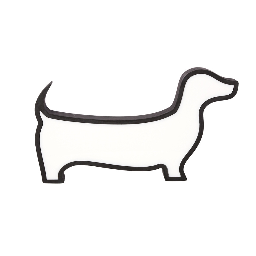 LED Kinderschreibtischlampe DOG LED/12W/230V schwarz