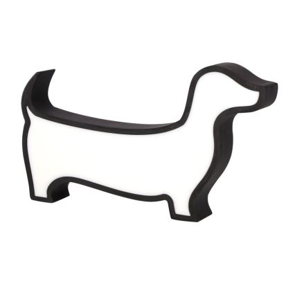 LED Kinderschreibtischlampe DOG LED/12W/230V schwarz
