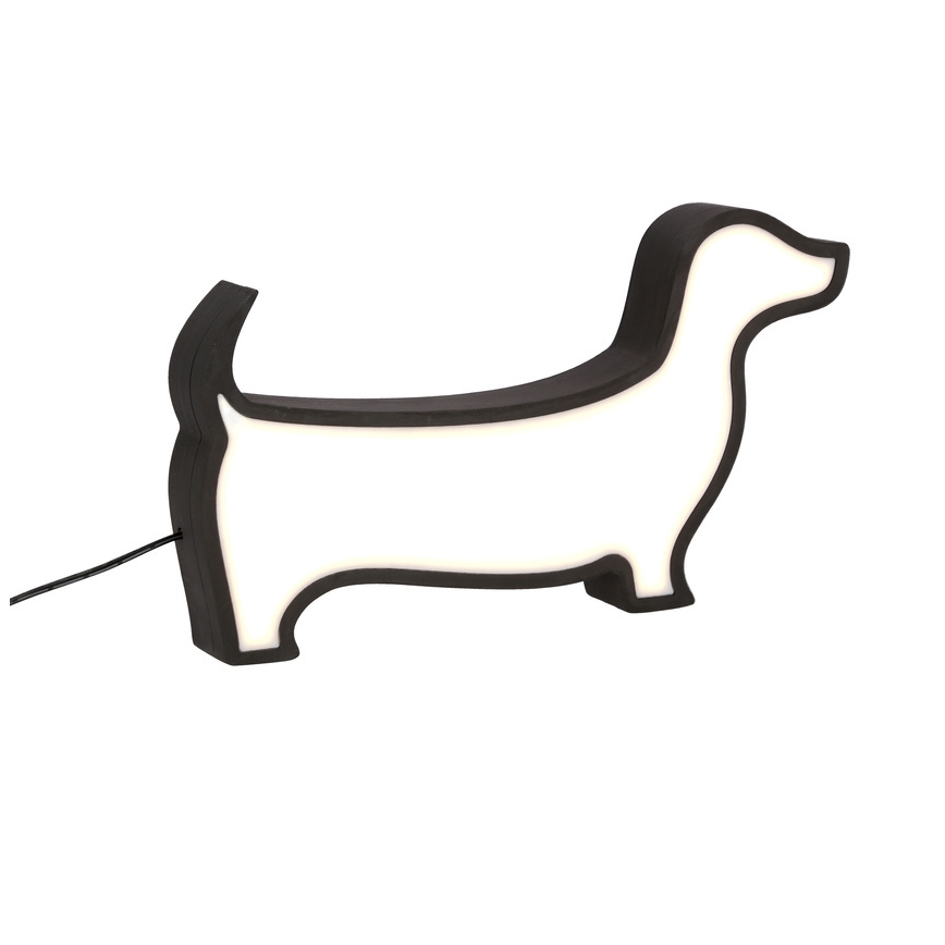 LED Kinderschreibtischlampe DOG LED/12W/230V schwarz