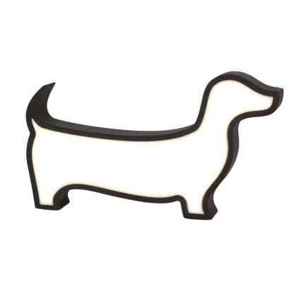 LED Kinderschreibtischlampe DOG LED/12W/230V schwarz