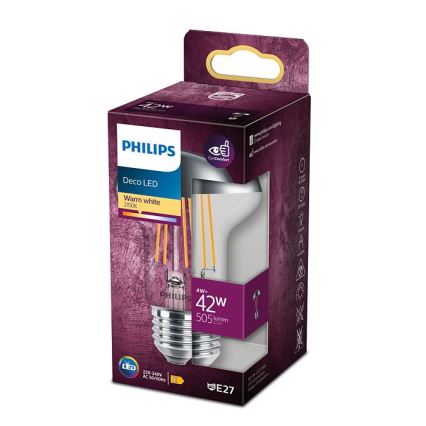 LED-Kopfspiegellampe Philips DECO E27/4W/230V 2700K