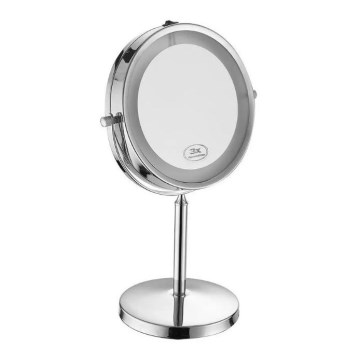 LED-Kosmetikspiegel LED/3W/6V 4xAA IP44