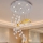 LED-Kristall-Deckenleuchte AVARA LED/24W/230V Ø 40 cm glänzender Chrom + Fernbedienung