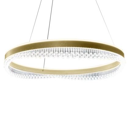 LED-Kronleuchter an Aufhängung LED/52W/230V d 60 cm golden
