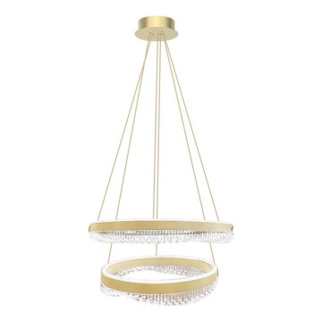 LED-Kronleuchter an Aufhängung LED/85W/230V d 60 cm golden