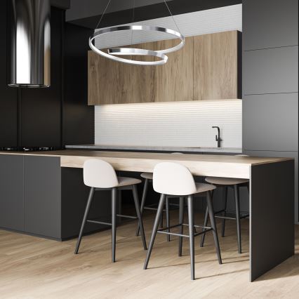 LED-Kronleuchter an Aufhängung LUCERO LED/48W/230V glänzendes Chrom