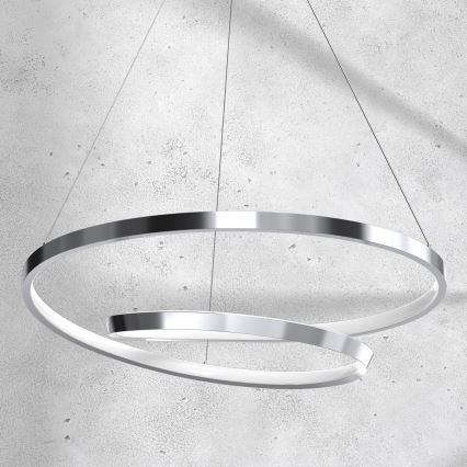 LED-Kronleuchter an Aufhängung LUCERO LED/48W/230V glänzendes Chrom