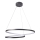 LED-Kronleuchter an Aufhängung ZEFIRA LED/52W/230V 4000K d 60 cm anthrazit