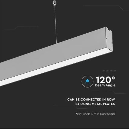 LED-Kronleuchter an einer Schnur SAMSUNG CHIP LED/40W/230V 4000K silber