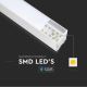 LED-Kronleuchter an einer Schnur SAMSUNG CHIP LED/40W/230V 6400K weiß
