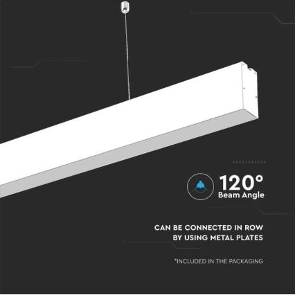 LED-Kronleuchter an einer Schnur SAMSUNG CHIP LED/40W/230V 6400K weiß