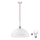 LED Kronleuchter an Kabel 1xE27/60W/230V Weiß