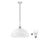LED Kronleuchter an Kabel 1xE27/60W/230V Weiß