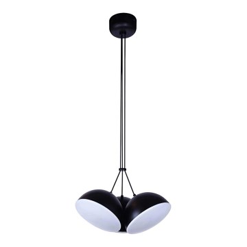 LED Kronleuchter an Kabel CROWD 3xLED/20W/230V schwarz