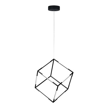 LED Kronleuchter an Kabel DICE LED/48W/230V schwarz