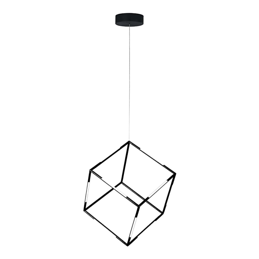 LED Kronleuchter an Kabel DICE LED/48W/230V schwarz