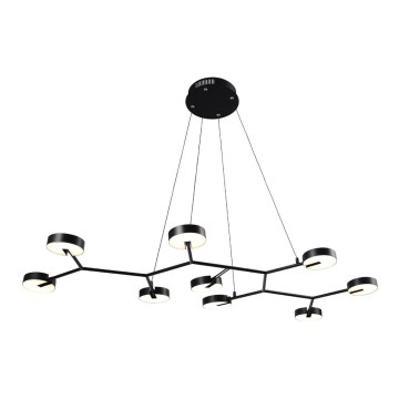 LED Kronleuchter an Kabel DRIFTER 9xLED/8,4W/230V schwarz