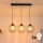 LED Kronleuchter an Kabel MERCURE 3xE27/15W/230V