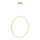 LED Kronleuchter an Kabel SATURNO LED/46W/230V Ø 80 cm IP44 gold