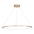 LED Kronleuchter an Kabel SATURNO LED/57W/230V Ø 100 cm IP44 gold
