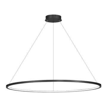 LED Kronleuchter an Kabel SATURNO LED/65W/230V Ø 120 cm IP44 Anthrazit