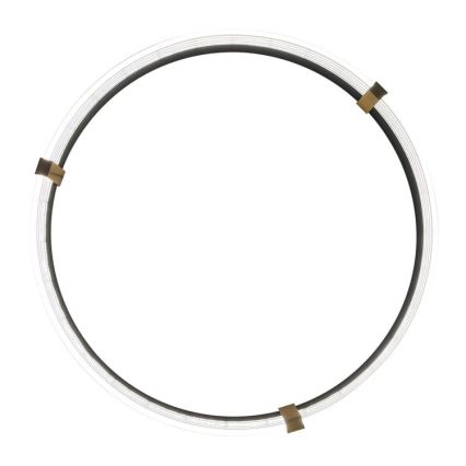 LED-Kronleuchter an Kabel TRIANGLE LED/40W/230V 3000/4000/6000K Ø 60 cm, schwarz