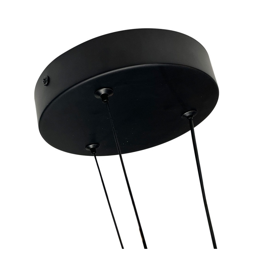 LED-Kronleuchter an Kabel TRIANGLE LED/40W/230V 3000/4000/6000K Ø 60 cm, schwarz