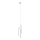 LED Kronleuchter an Kabel TUBULAR 3xLED/5W/230V weiß