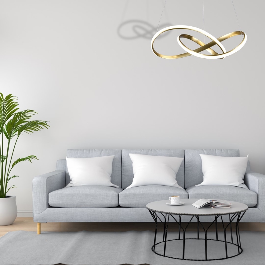 LED-Kronleuchter an Schnur CAPPIO LED/36W/230V golden