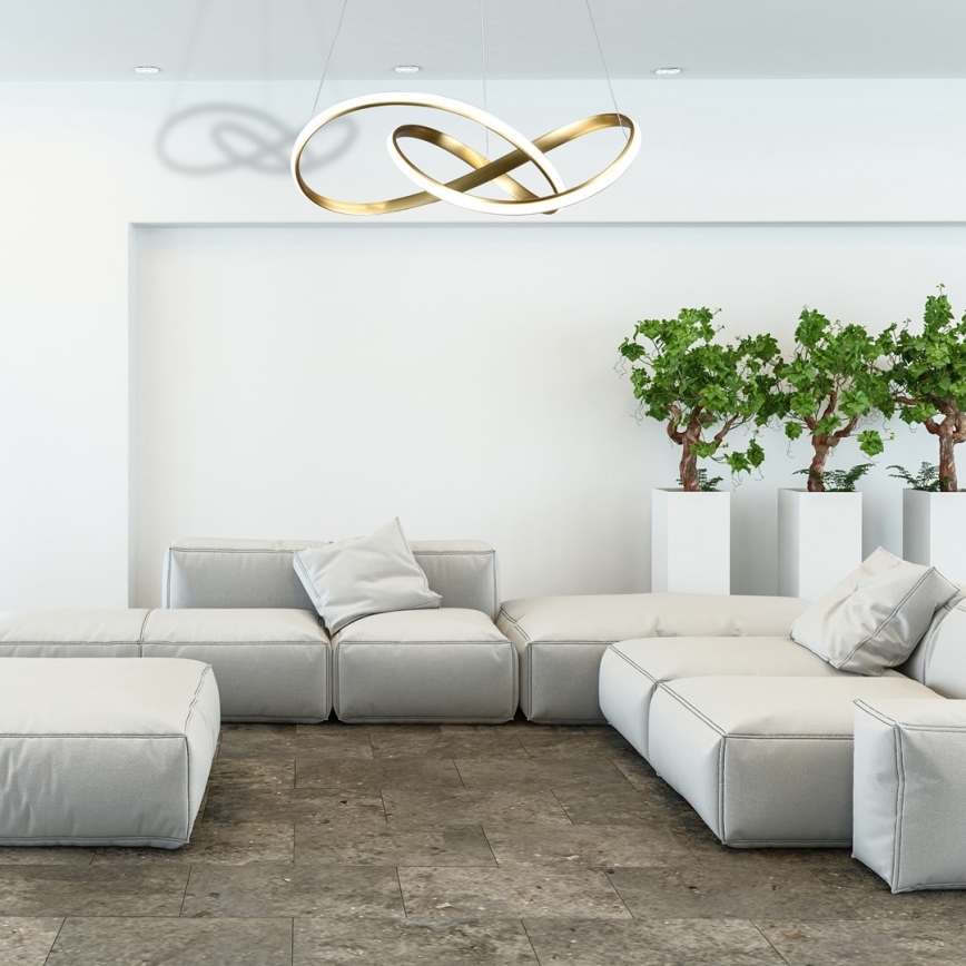 LED-Kronleuchter an Schnur CAPPIO LED/36W/230V golden
