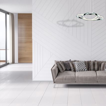 LED-Kronleuchter an Schnur COPERNICUS 1xLED/46W/230V