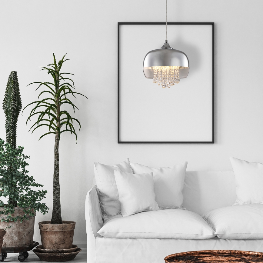 LED-Kronleuchter an Schnur LUNA 1xE14/40W/230V