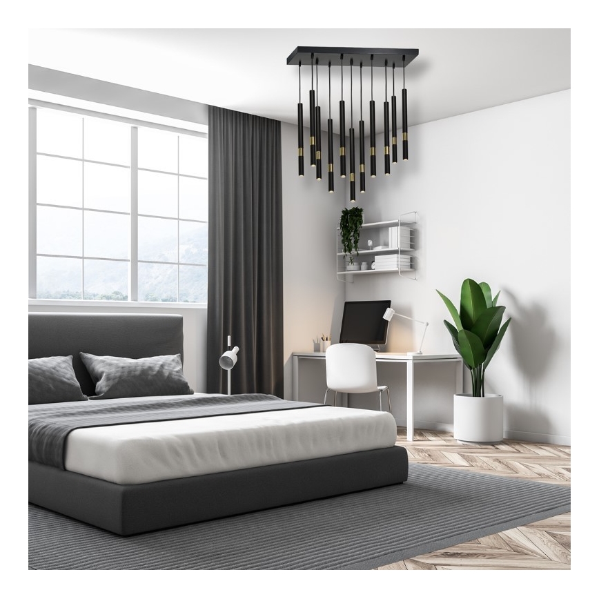 LED-Kronleuchter an Schnur MONZA 11xG9/7W/230V