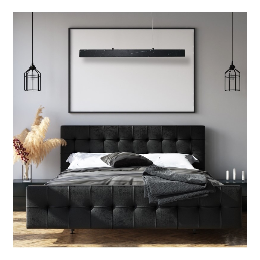 LED-Kronleuchter an Schnur PIERCE LED/18W/230V schwarz