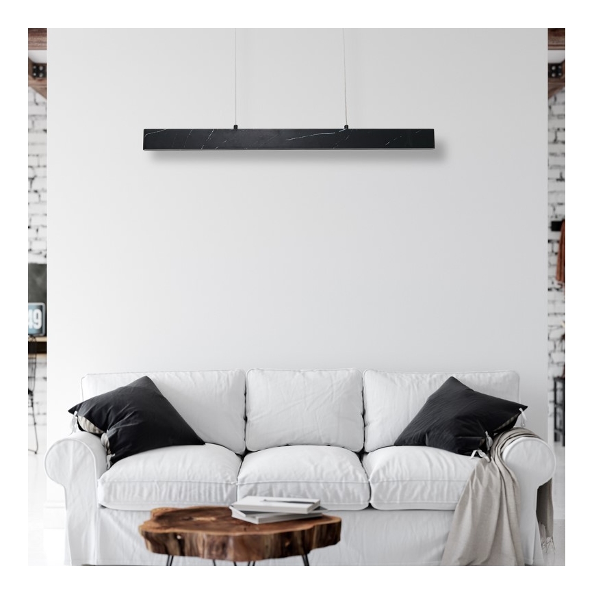 LED-Kronleuchter an Schnur PIERCE LED/18W/230V schwarz