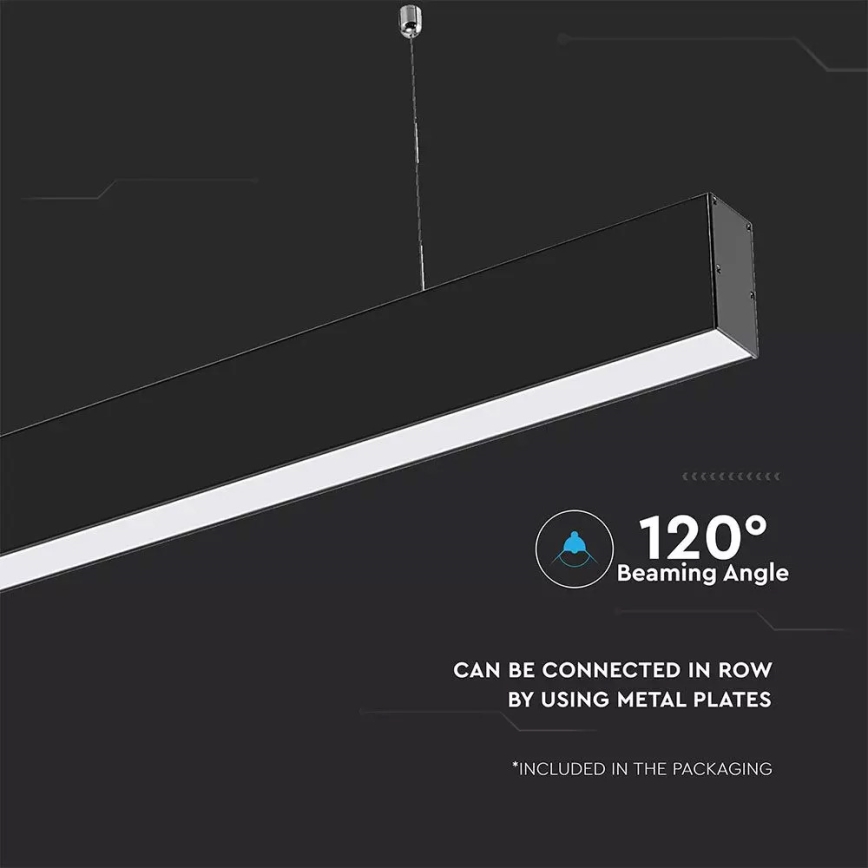 LED-Kronleuchter an Schnur SAMSUNG CHIP 1xLED/40W/230V 4000K schwarz